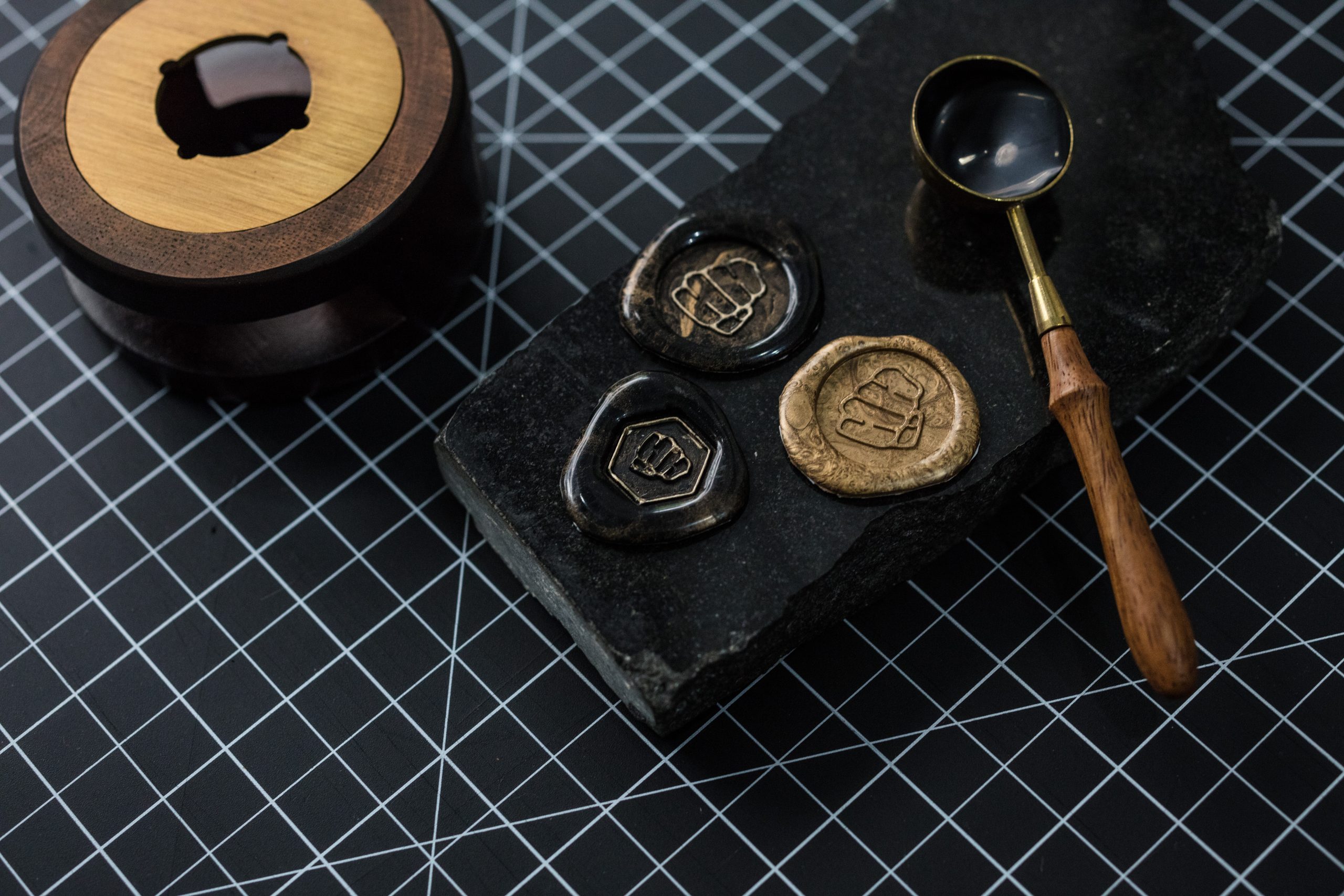 Standard customize wax seal stamp (only stamp head and wooden handle)